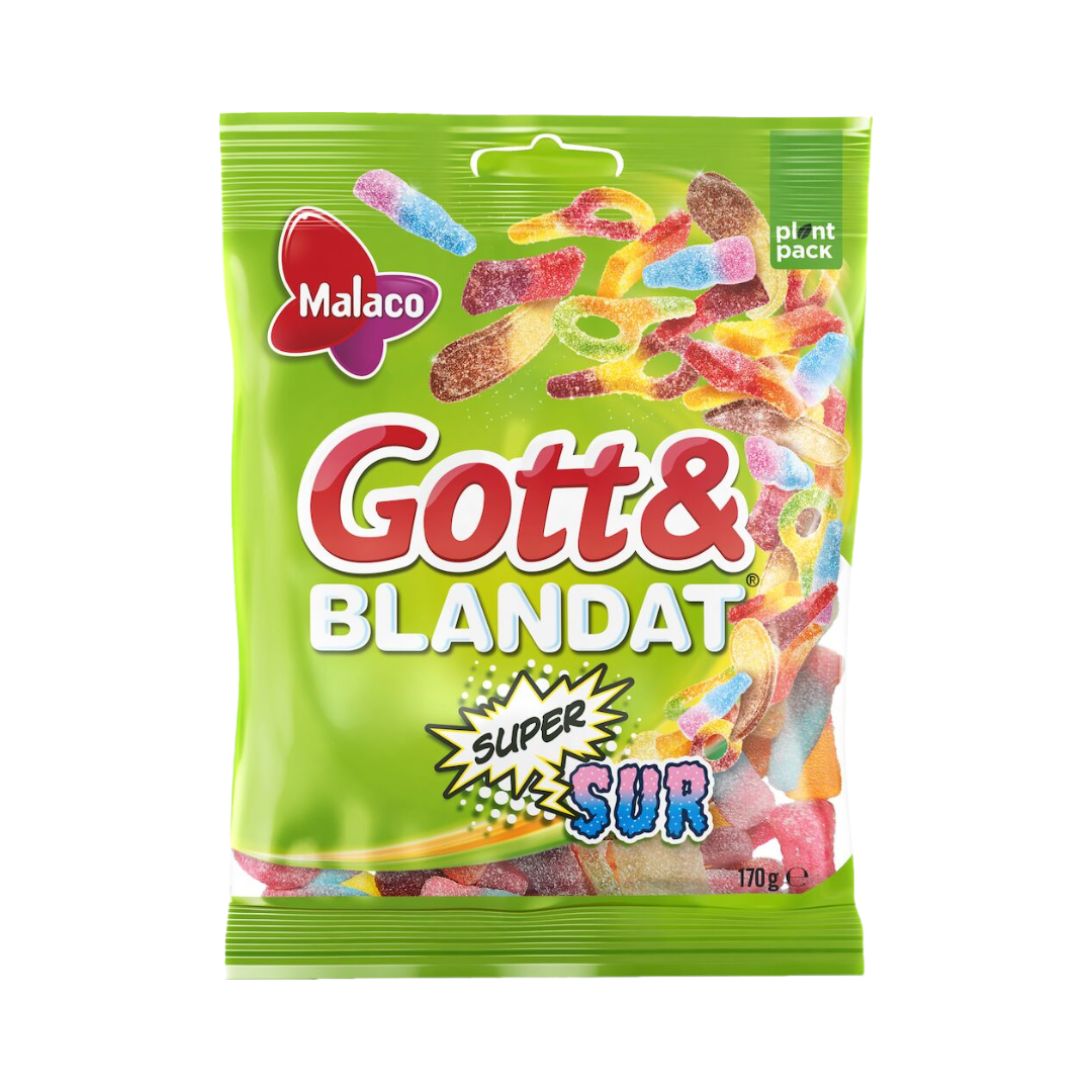 Gott & Blandat Super Sour 150g