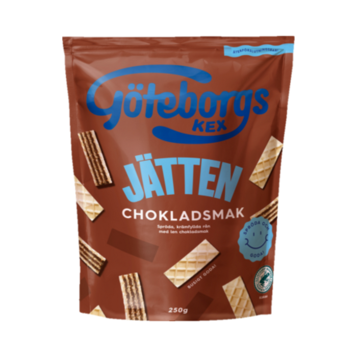 Gaufrettes géantes au chocolat