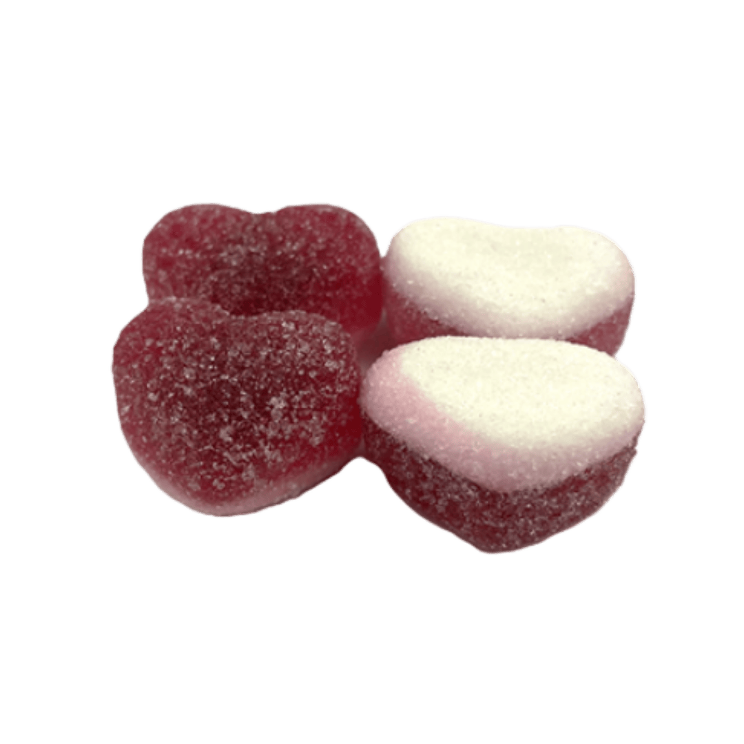 Sour Filled Raspberry Hearts