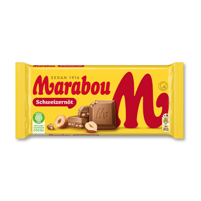 Chocolat au lait aux noisettes Marabou