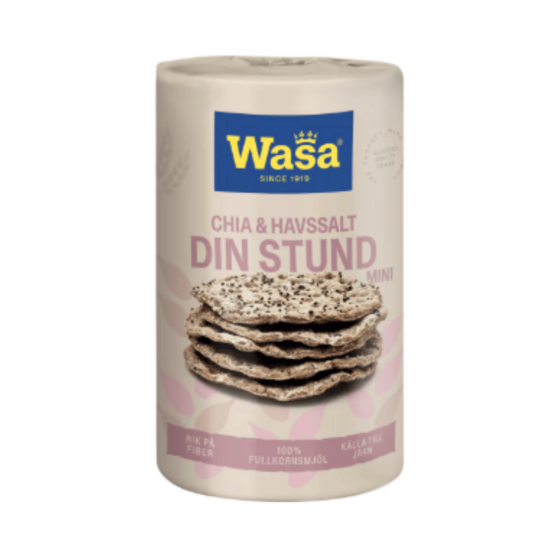 Wasa Din Stund Chia & Sea Salt Crispbread 270g