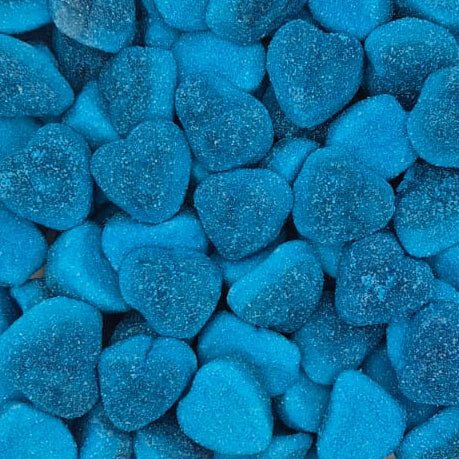 Cœurs à la framboise bleue