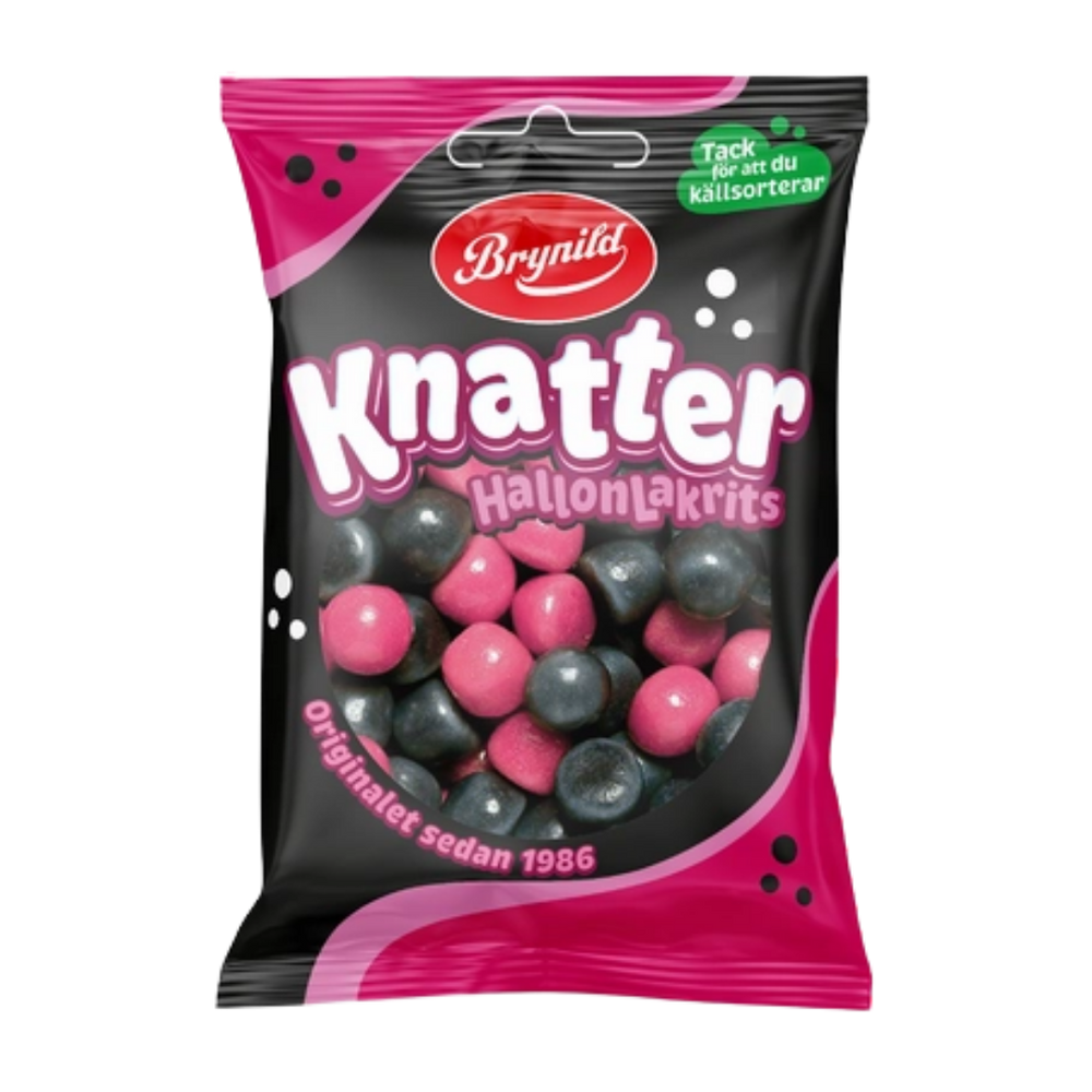 Brynild Knatter Raspberry & Licorice 80g