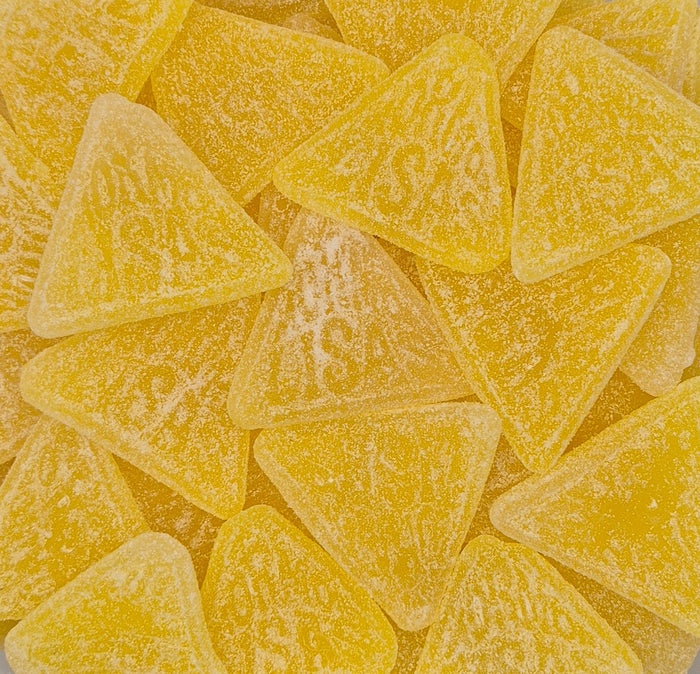 Triangles au citron acidulé