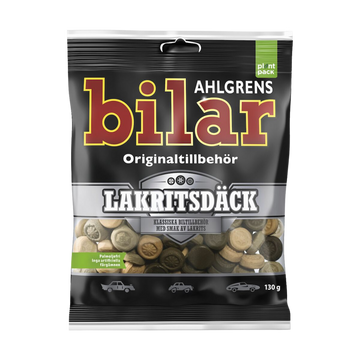 Ahlgrens Cars Licorice Tires 130g