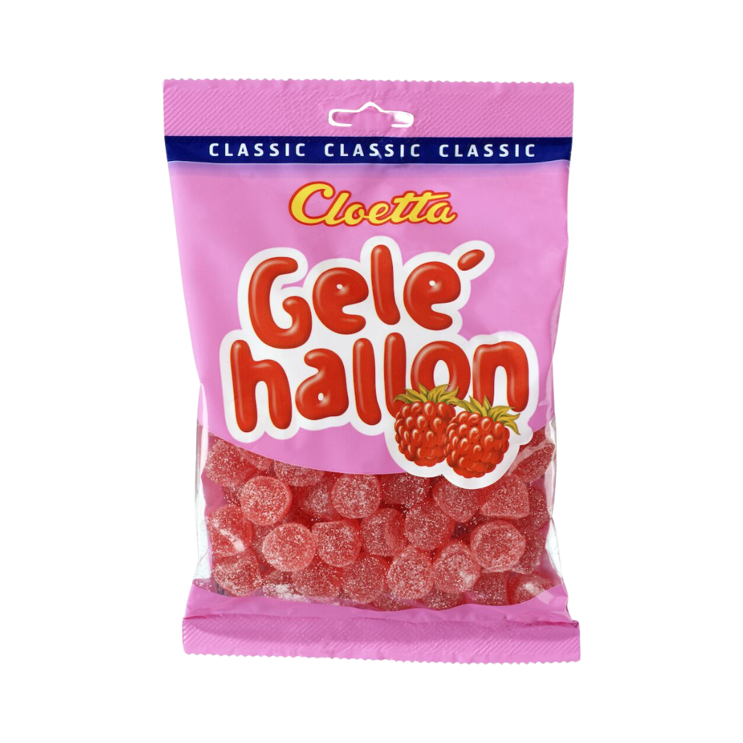 Geléhallon - Classic Raspberry Gummies