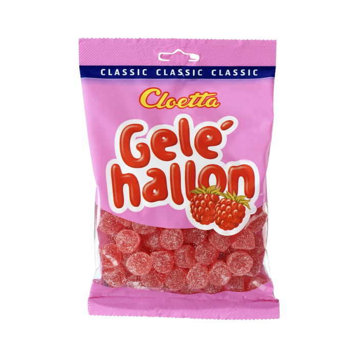 Geléhallon - Bonbons gélifiés classiques à la framboise