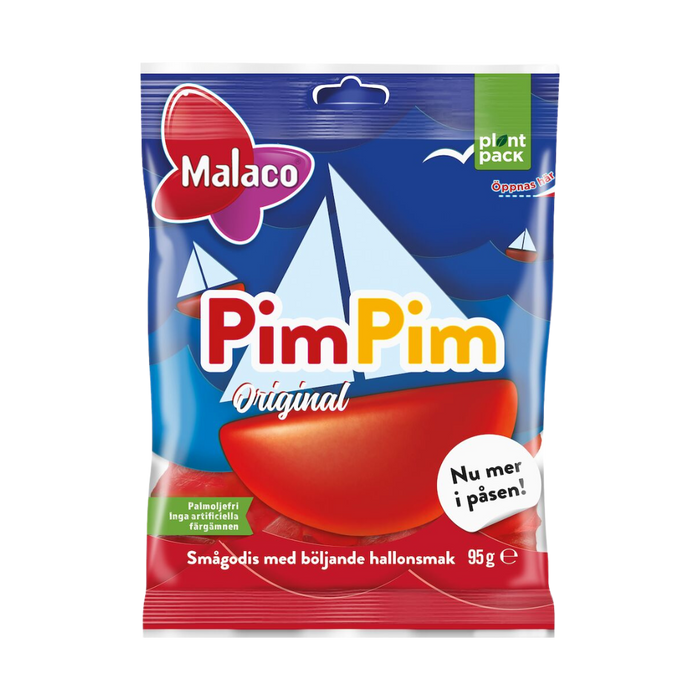 PimPim - Bonbons gélifiés suédois à la framboise