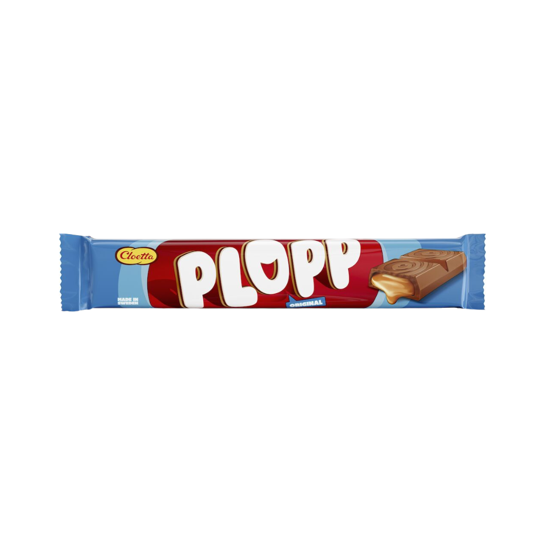 Plopp Original - Swedish Milk Chocolate with Creamy Toffee Filling