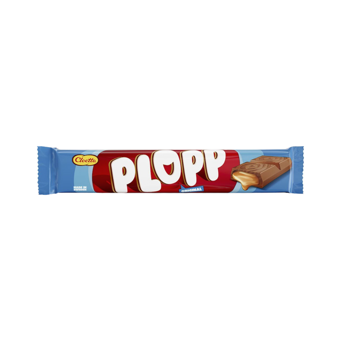 Plopp Original - Chocolat au lait suédois fourré au caramel crémeux