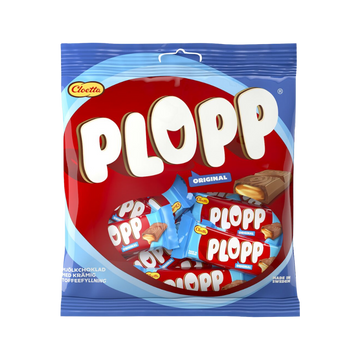 Plopp Original 158g- Mini Swedish Toffee-Filled Chocolate