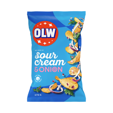Sour Cream & Onion Chips (275 g)