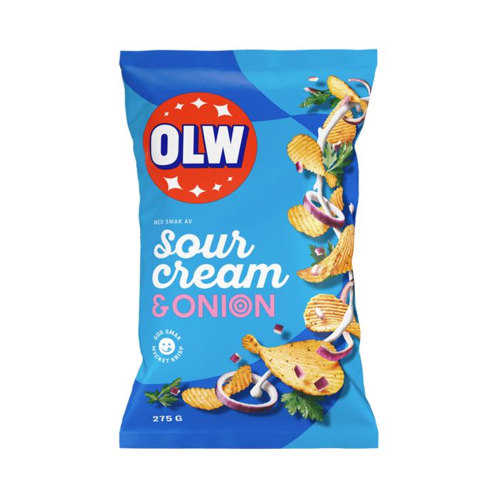 Sour Cream & Onion Chips (275 g)