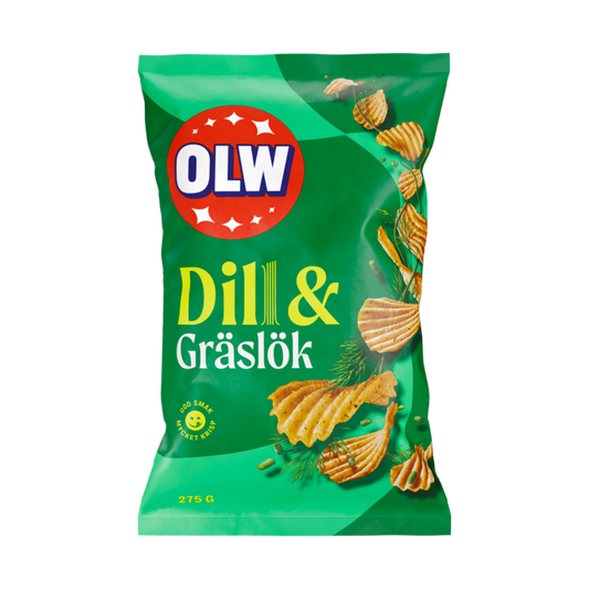 OLW Dill & Chives Chips (275 g)
