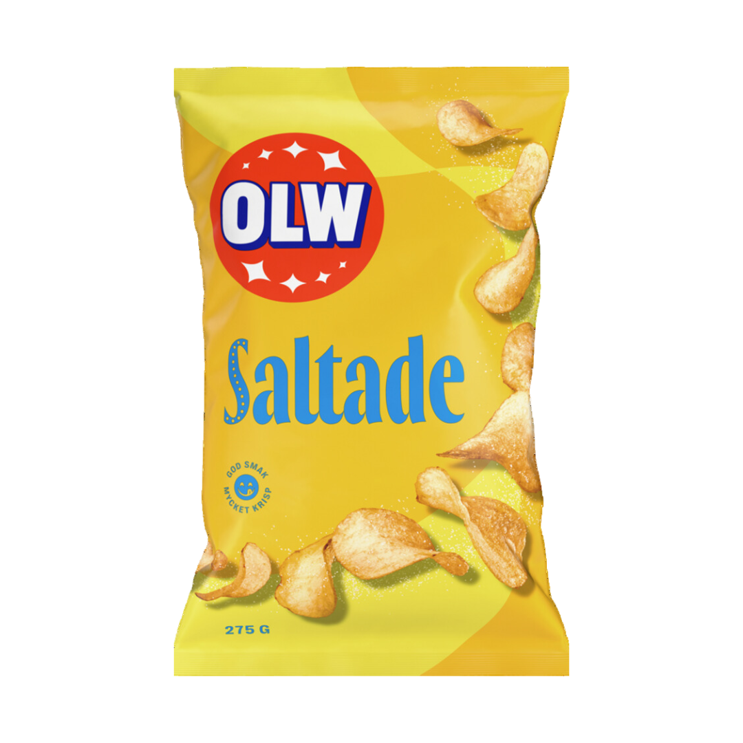 OLW Salted Potato Chips 90g