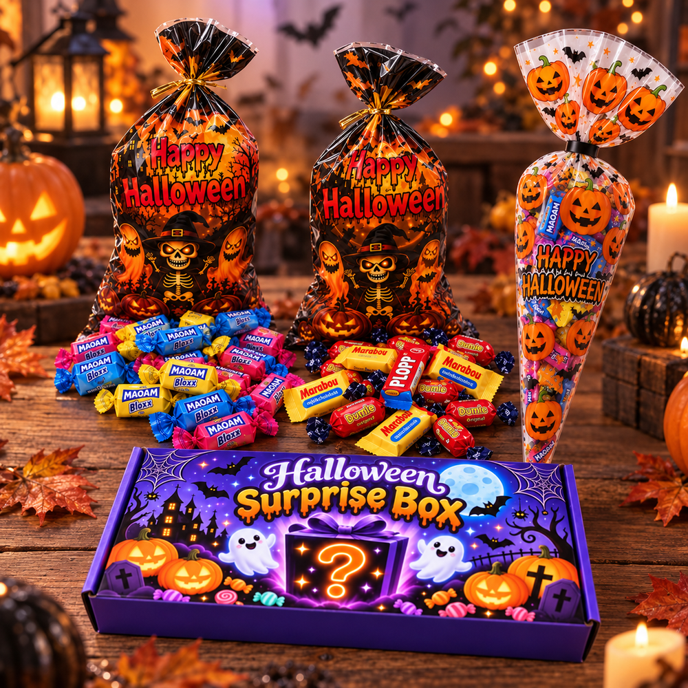 Assortiment de friandises et chocolats d'Halloween