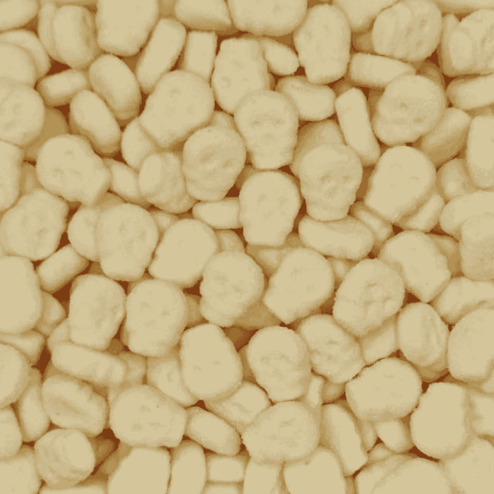 Crânes en mousse tropicale