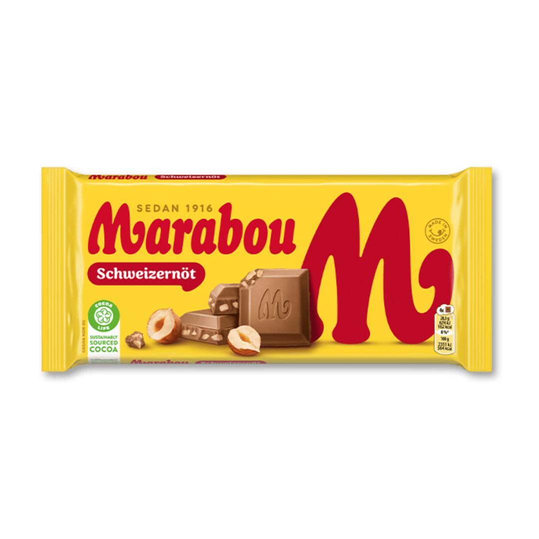 Marabou Swiss Swiss Nut 90g