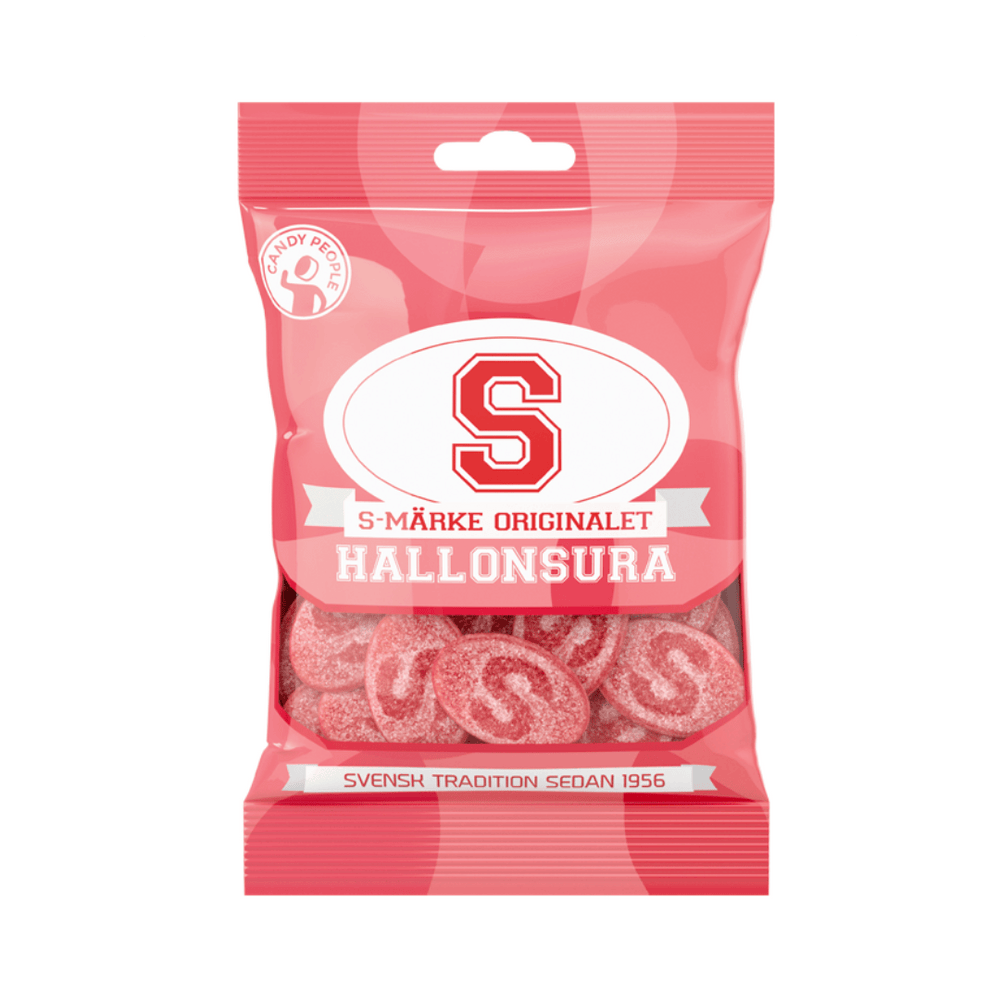 S-Märke Sour Raspberry Candy 80g