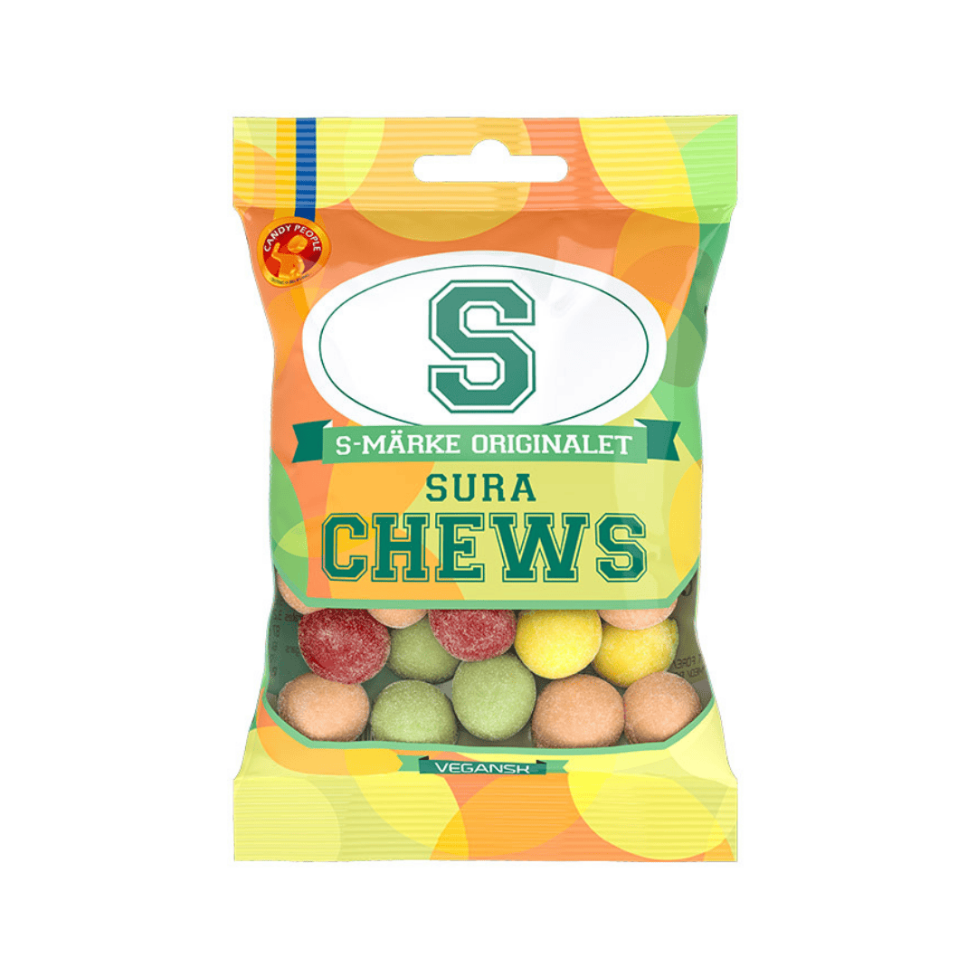 S-brand Super Sour Chews 80 g (2.82 oz)
