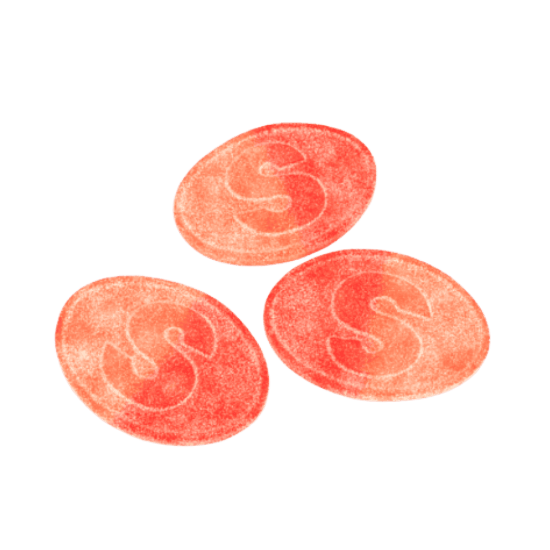 S-brand Sour Peach 50 g (1.76 oz) scoop