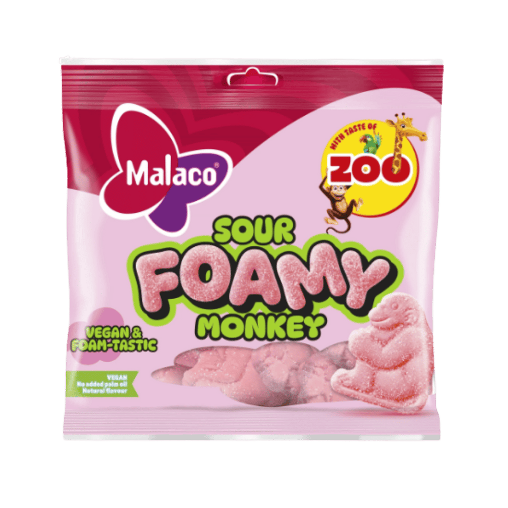 Zoo Foamy Sour Monkey 115g