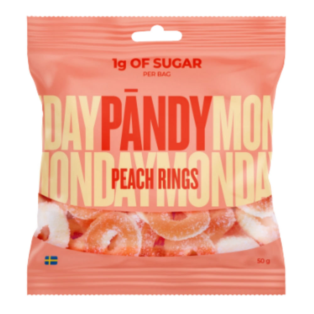Pandy Peach Rings 50g