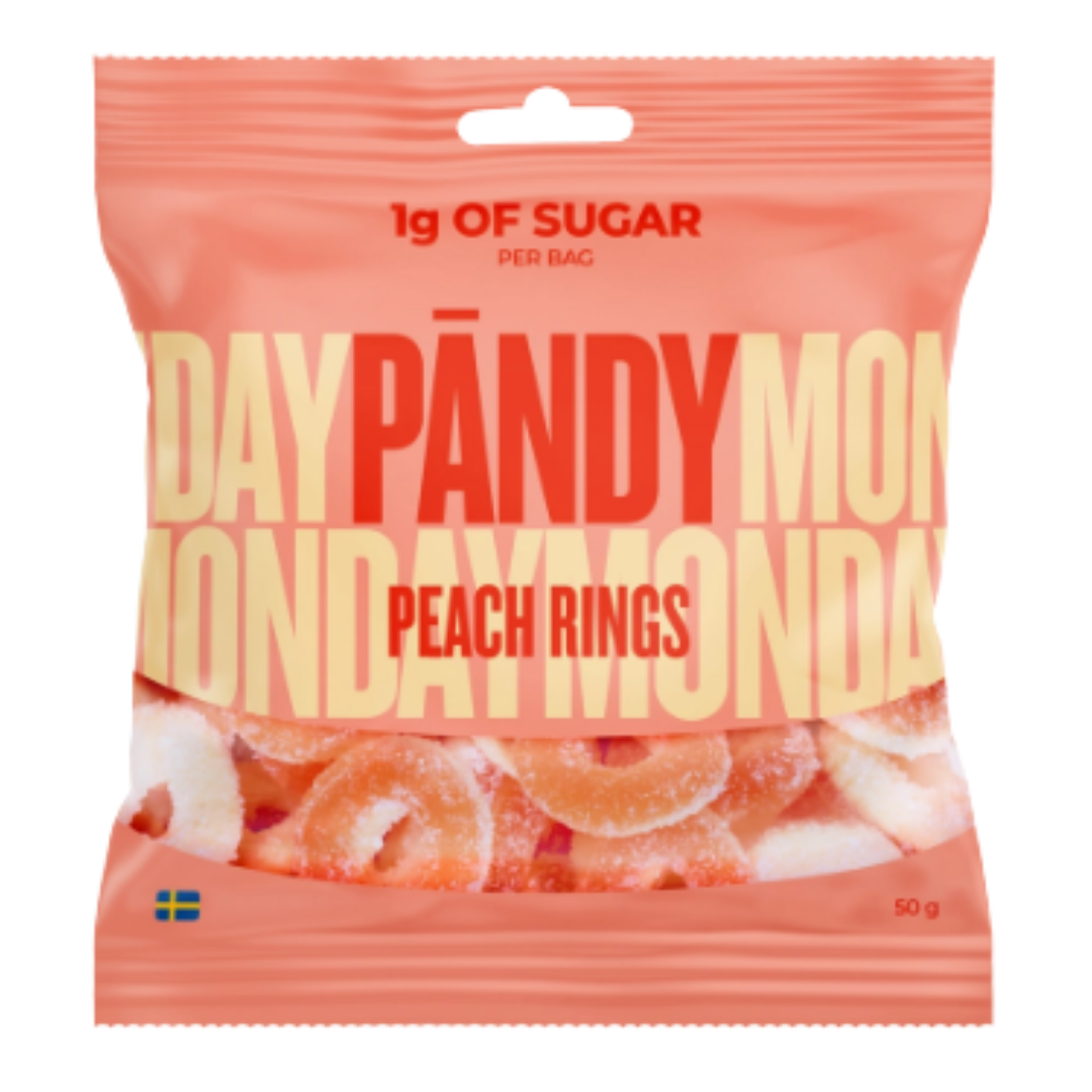 Pandy Peach Rings 50g