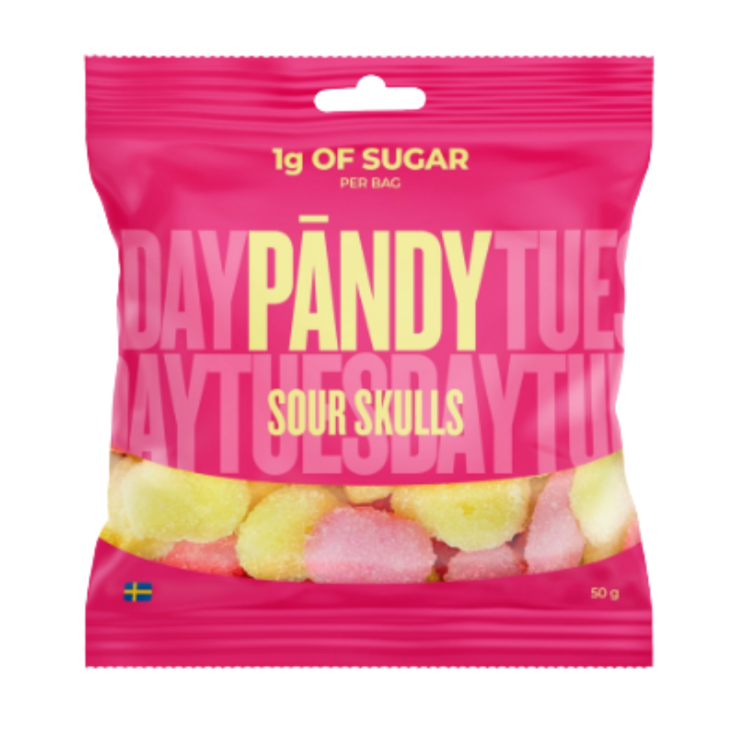 Pandy Sour Skulls 50g