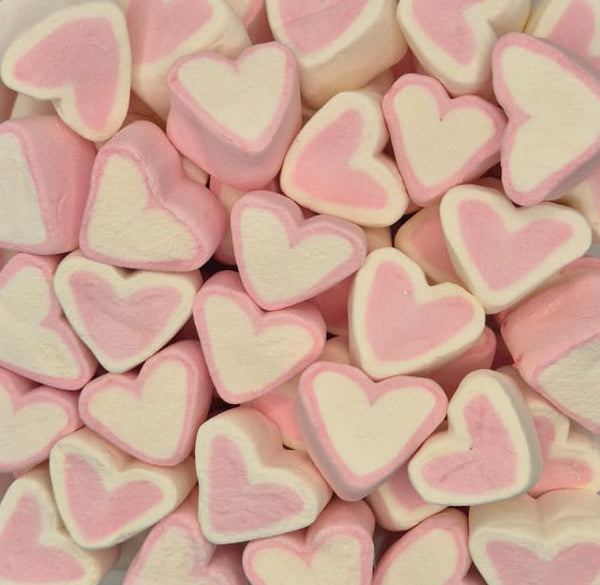 Marshmallow Hearts 50g