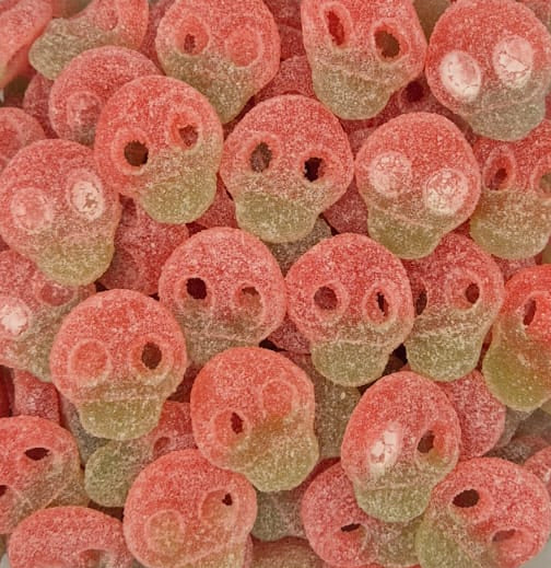 Sour Watermelon Skulls