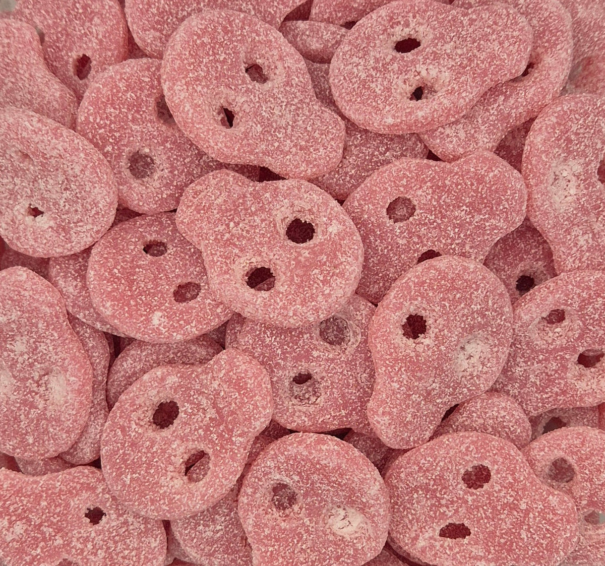Sour Raspberry Skulls